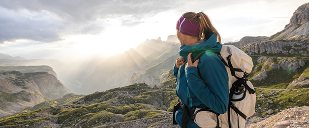 woman gazing out at nature
