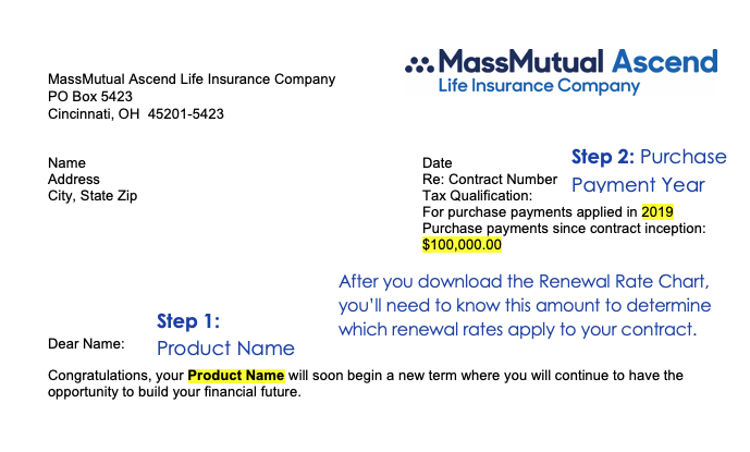 Renewal Rates Letter Header